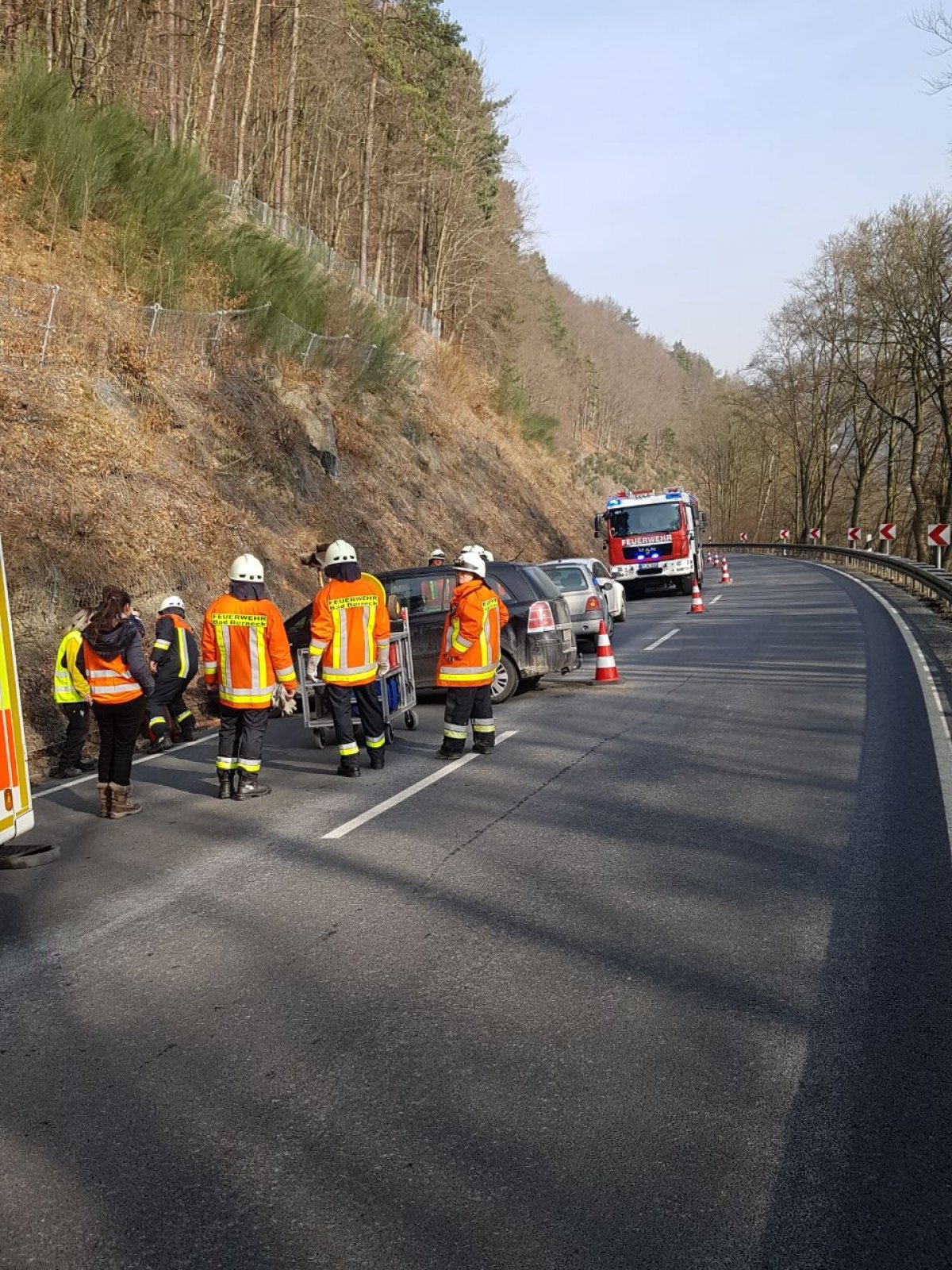 Verkehrsunfall auf B303