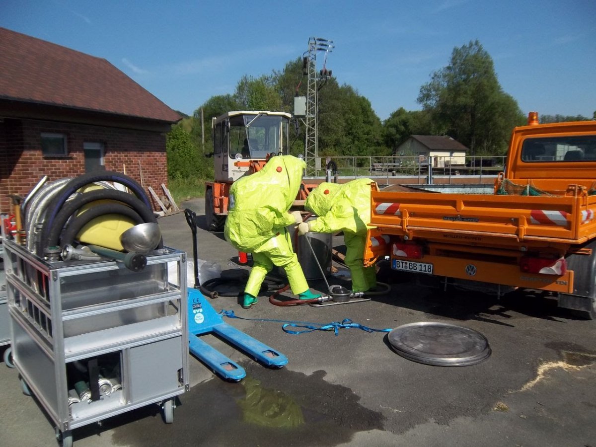 Lösch­zug­übung mit CSA