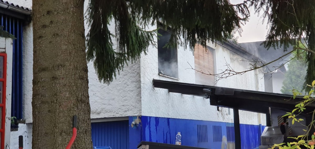 Dachstuhlbrand in Bischofsgrün