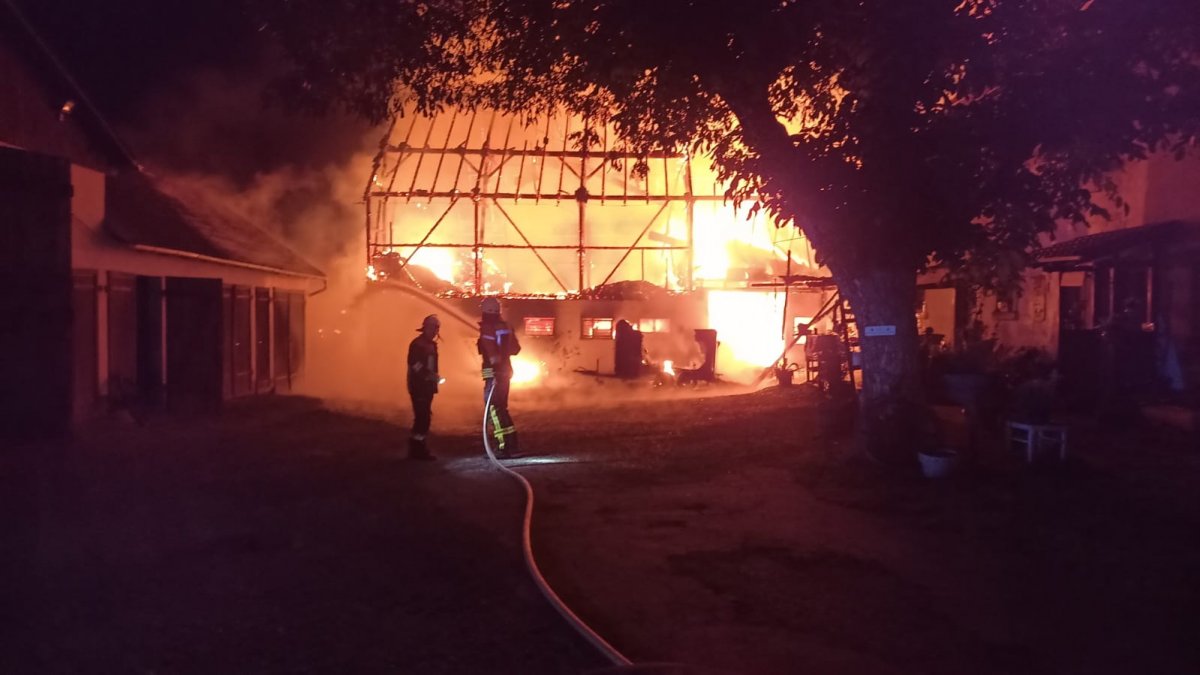 Scheunenbrand in Doebitsch