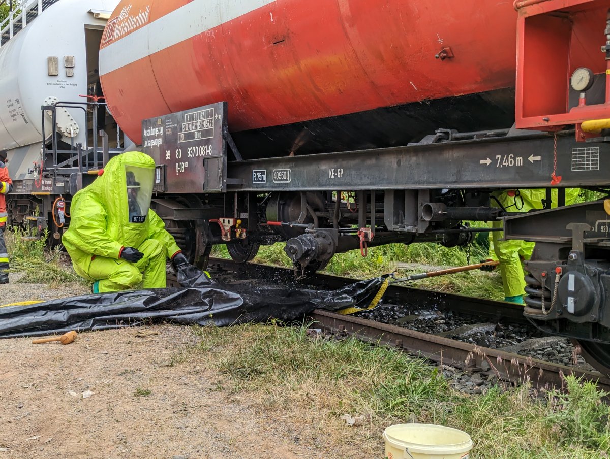 Gefahrgutausbildungszug der Deutschen Bahn